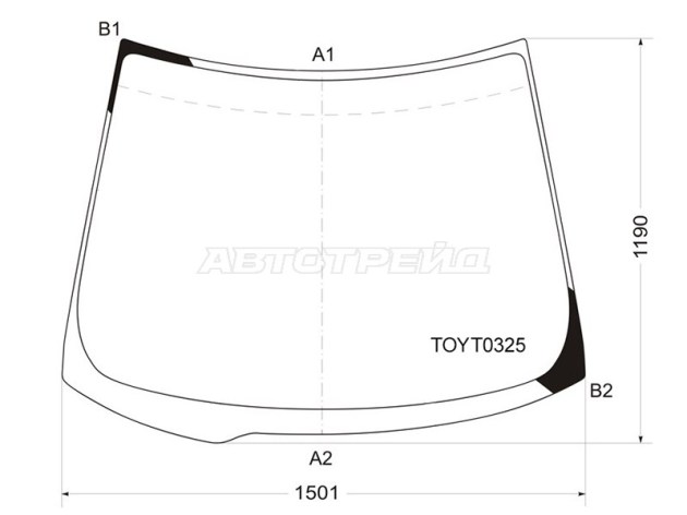 Лобовое стекло Toyota Estima 2 в Уфе, лобовое стекло Toyota Estima 2 Уфа